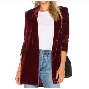 House of Harlow Revolve Chloe velvet jacket XS